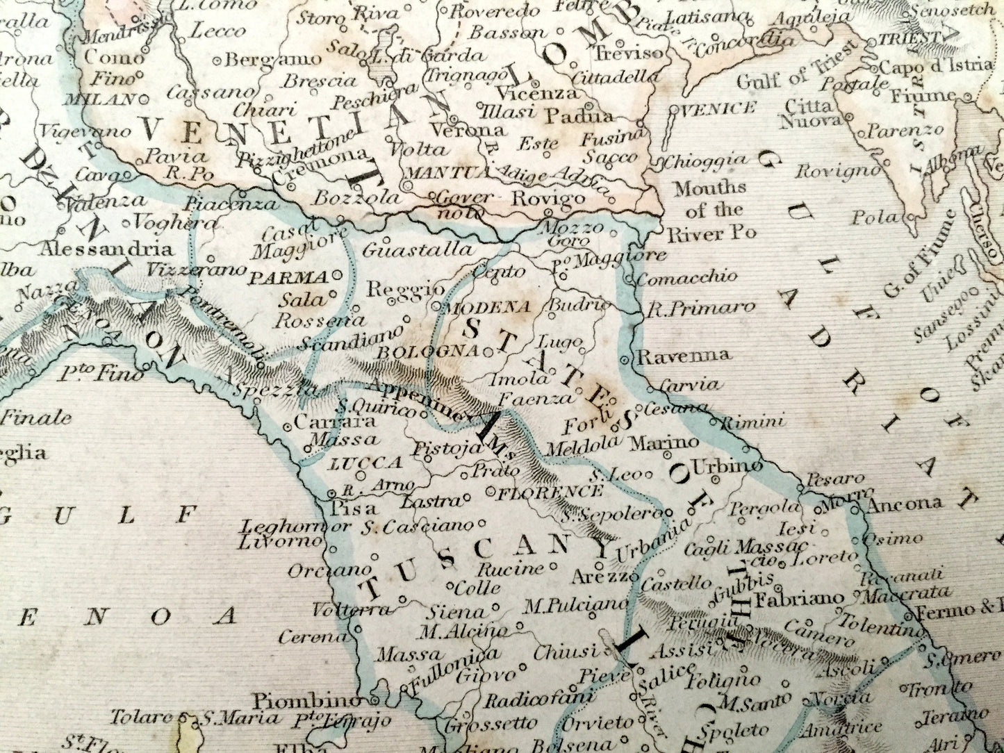 Antique 1838 Central Europe Map from Betts School Atlas – England, France, Prussia, Germany, Austria, Hungary, Italy, Switzerland, Czech EUR
