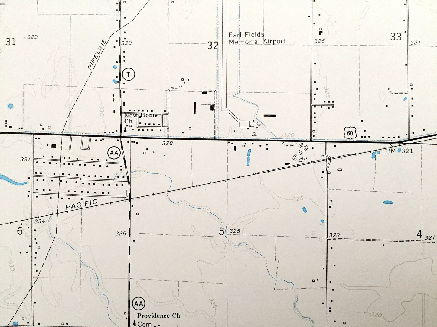 Antique Rombauer, Missouri 1966 US Geological Survey Topographic Map – Stoddard, Butler County, Poplar Bluff, Junland, Barron, MO