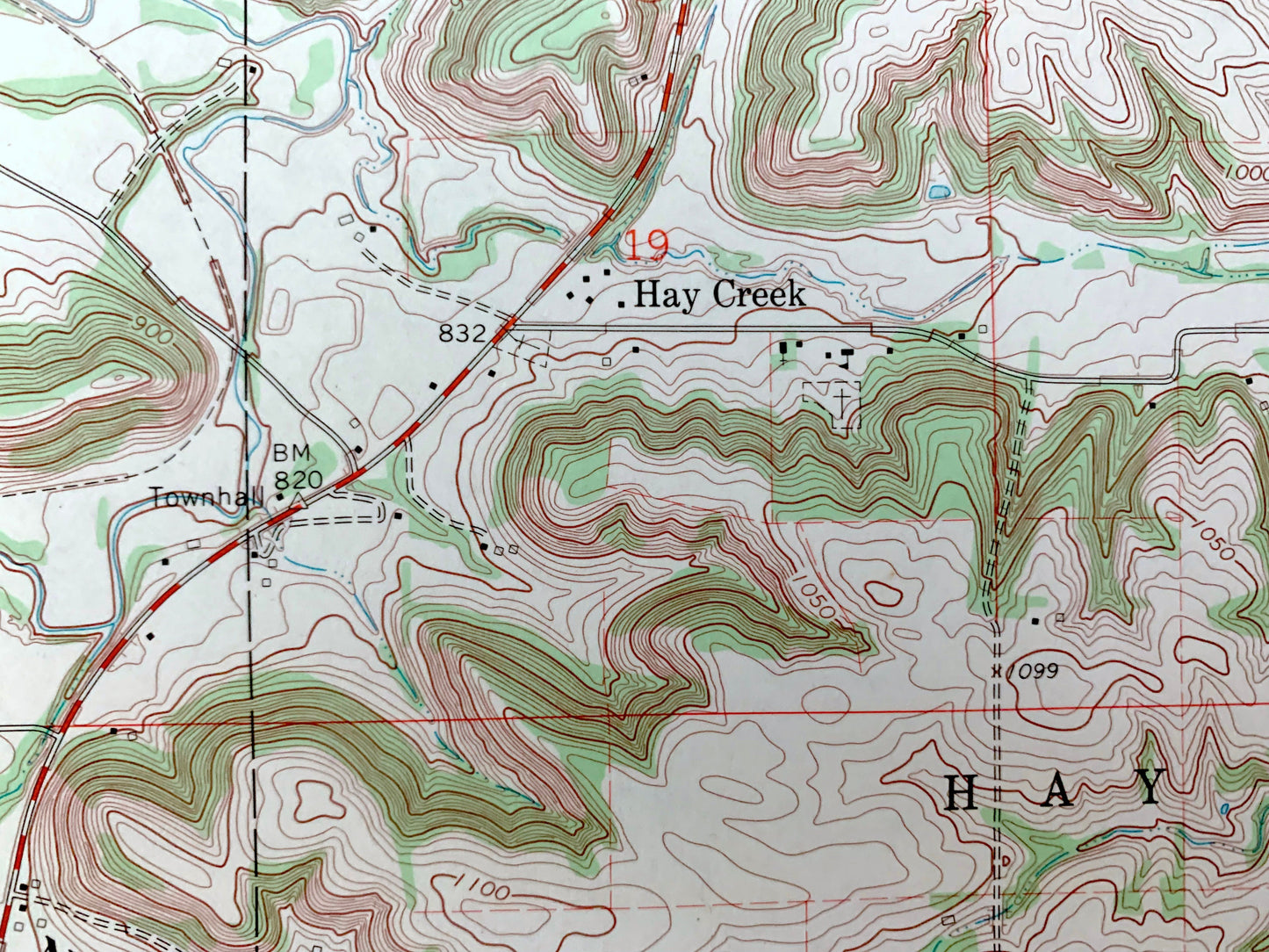 Antique Goodhue East, Minnesota 1968 US Geological Survey Topographic Map – Goodhue County, Featherstone, Hay Creek, Belvidere, MN