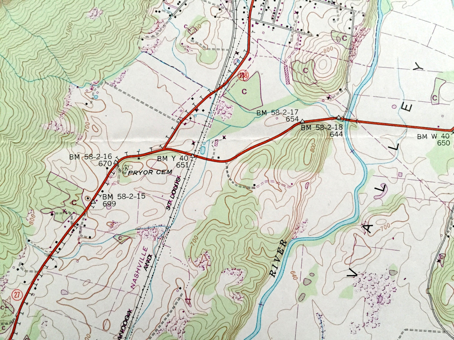 Antique Whitwell, Tennessee 1946 US Geological Survey Topographic Map – Marion County, Red Hill, Mt Olive, Victoria, Ketner Mill, TN
