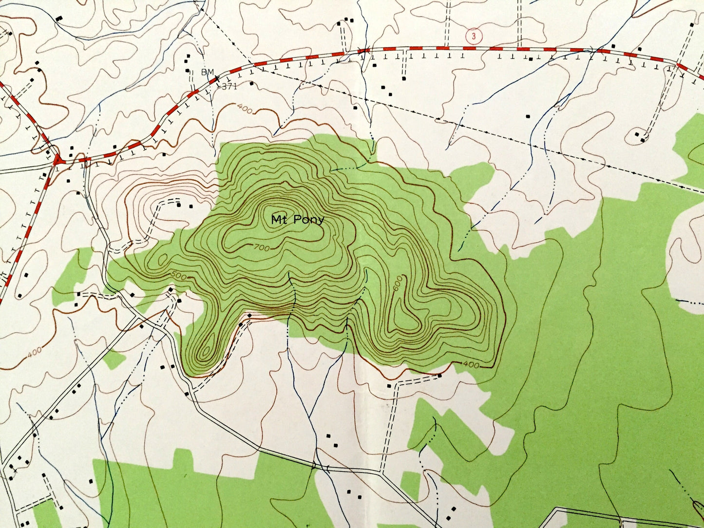 Antique Culpeper East, Virginia 1943 US Geological Survey Topographic Map – Orange County, Stevensburg, Brandy Station, Mount Pony, VA
