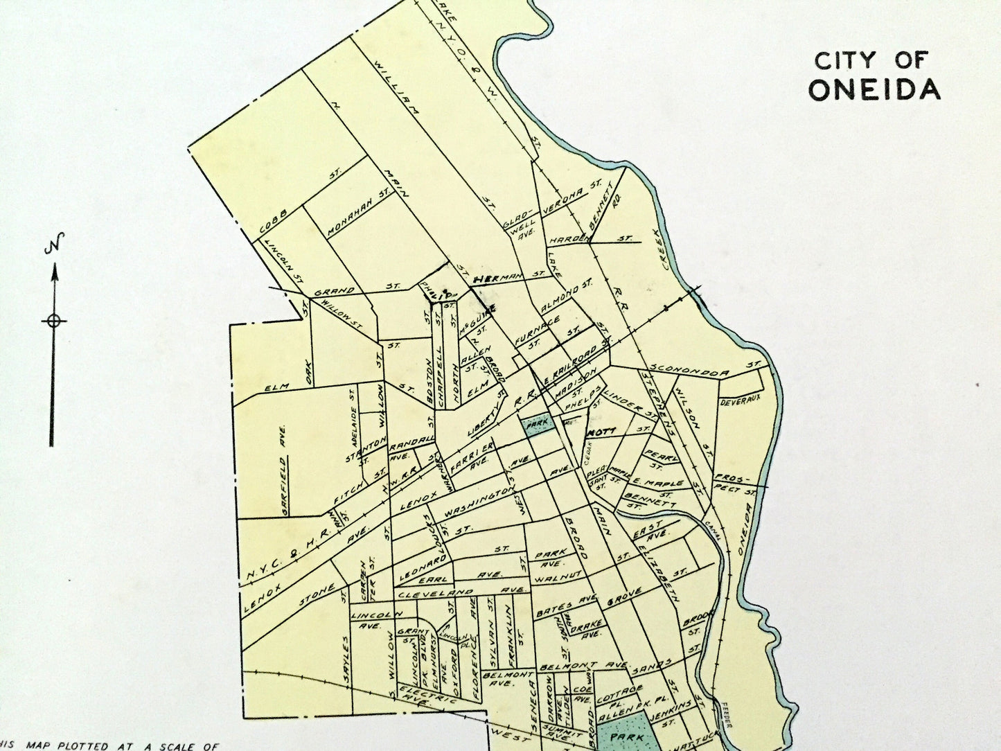 Antique Salamanca, Port Jervis, Corning & Oneida, New York 1941 Historical Atlas City Street Map – Cattaraugus, Orange, Steuben County, NY
