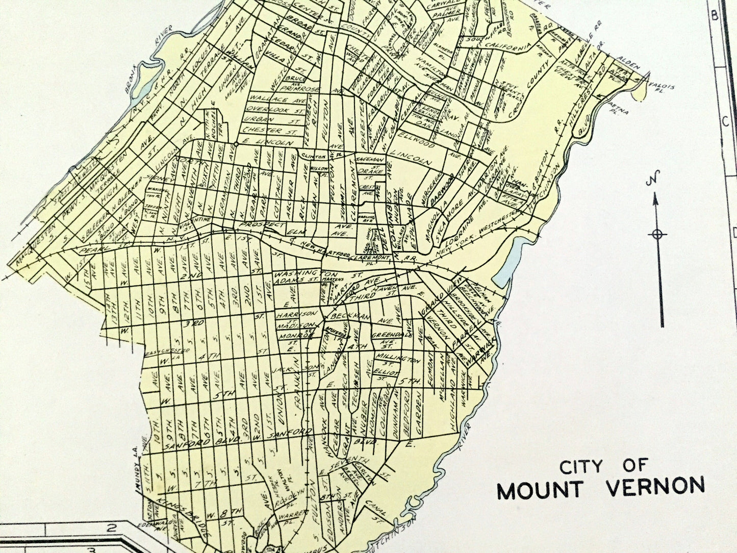 Antique Lockport, Mount Vernon, Jamestown & Cohoes, New York 1941 Historical Atlas City Street Map – Niagara, Westchester, Albany County, NY