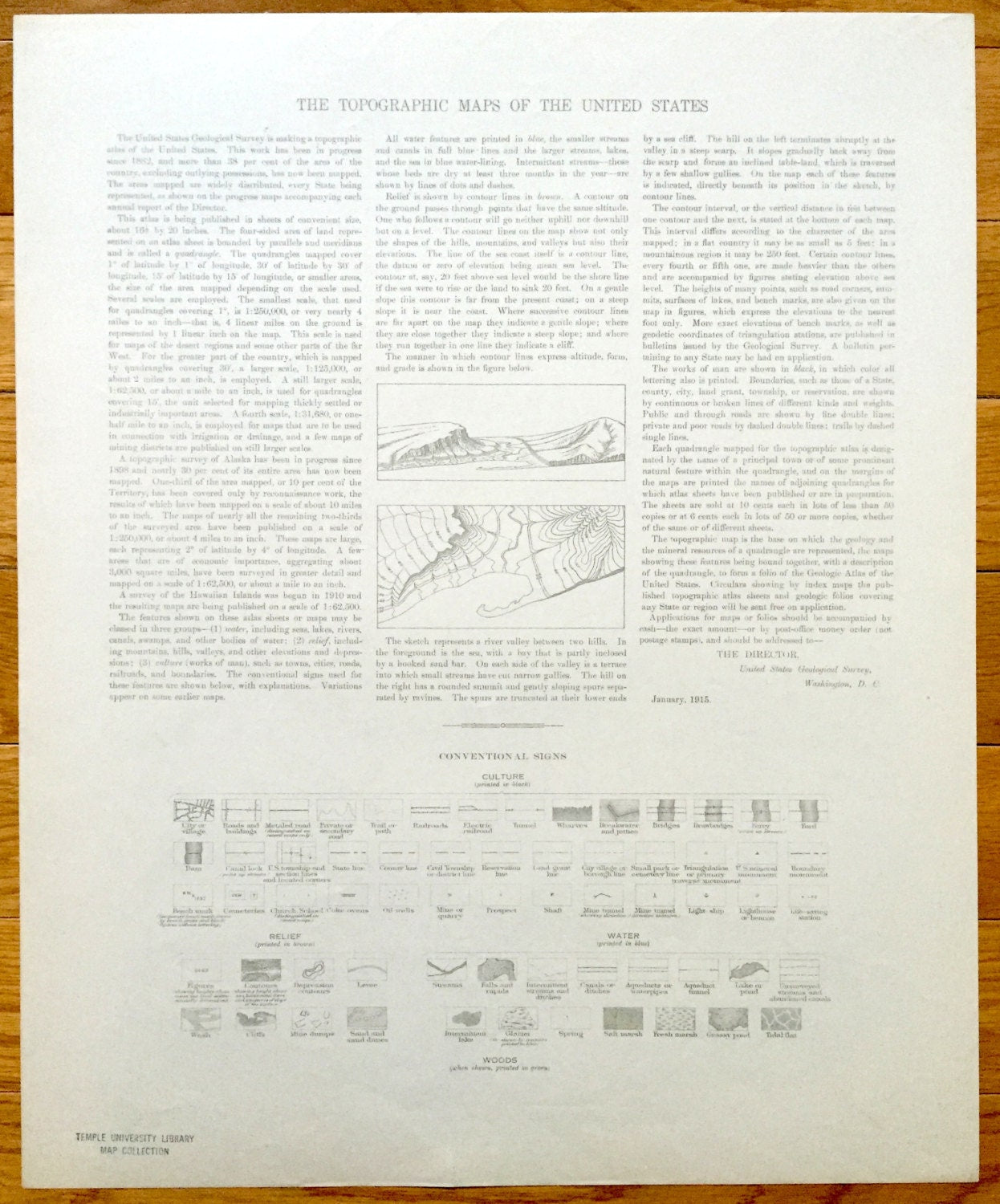 Antique Millsboro, Delaware 1917 US Geological Survey Topographic Map – Georgetown, Hardscrabble, Stockley, Mission, Phillips Hill, DE