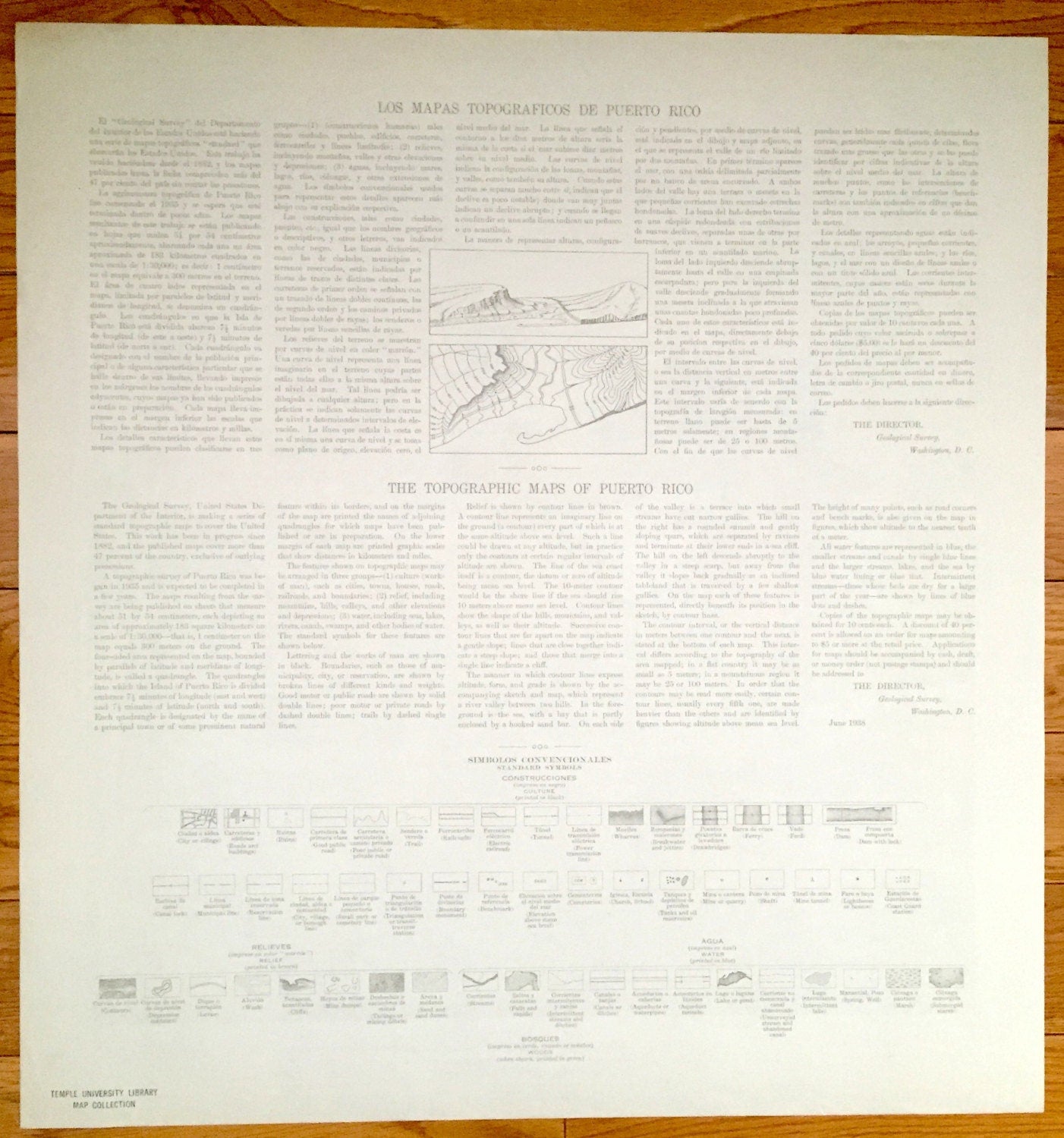 Antique Central Aguirre, Puerto Rico 1945 US Geological Survey Topographic Map – Salinas, Guayama, Coquí, Jobos, Las Mareas, Infierno PR
