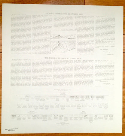 Antique Punta Puerca, Puerto Rico 1946 US Geological Survey Topographic Map – Vieques Sound & Passage, Piñeros, Medio Mundo, Cabras, Ceiba