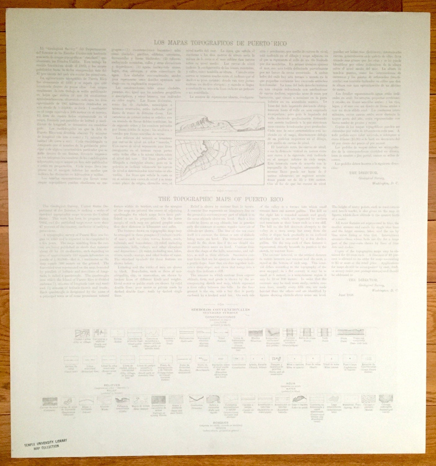 Antique Cayo Icacos, Puerto Rico 1945 US Geological Survey Topographic Map – Fajardo, La Cardillera, Pasaje de San Juan, Cabezas, Vieques PR