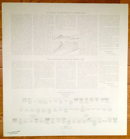Antique Cayo Icacos, Puerto Rico 1945 US Geological Survey Topographic Map – Fajardo, La Cardillera, Pasaje de San Juan, Cabezas, Vieques PR