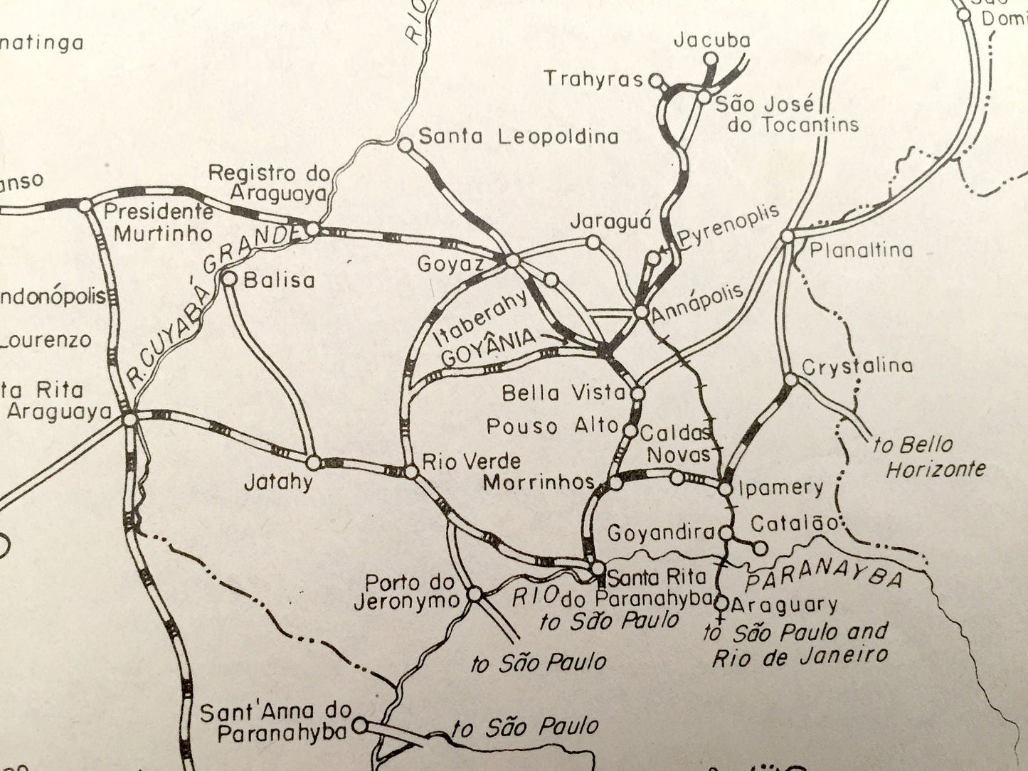 Antique Amazonas-Matto Grosso Region 1943 Formerly Restricted US Government Map – Goyaz, São Paulo, Paraguay, Bolivia, Pará, South America