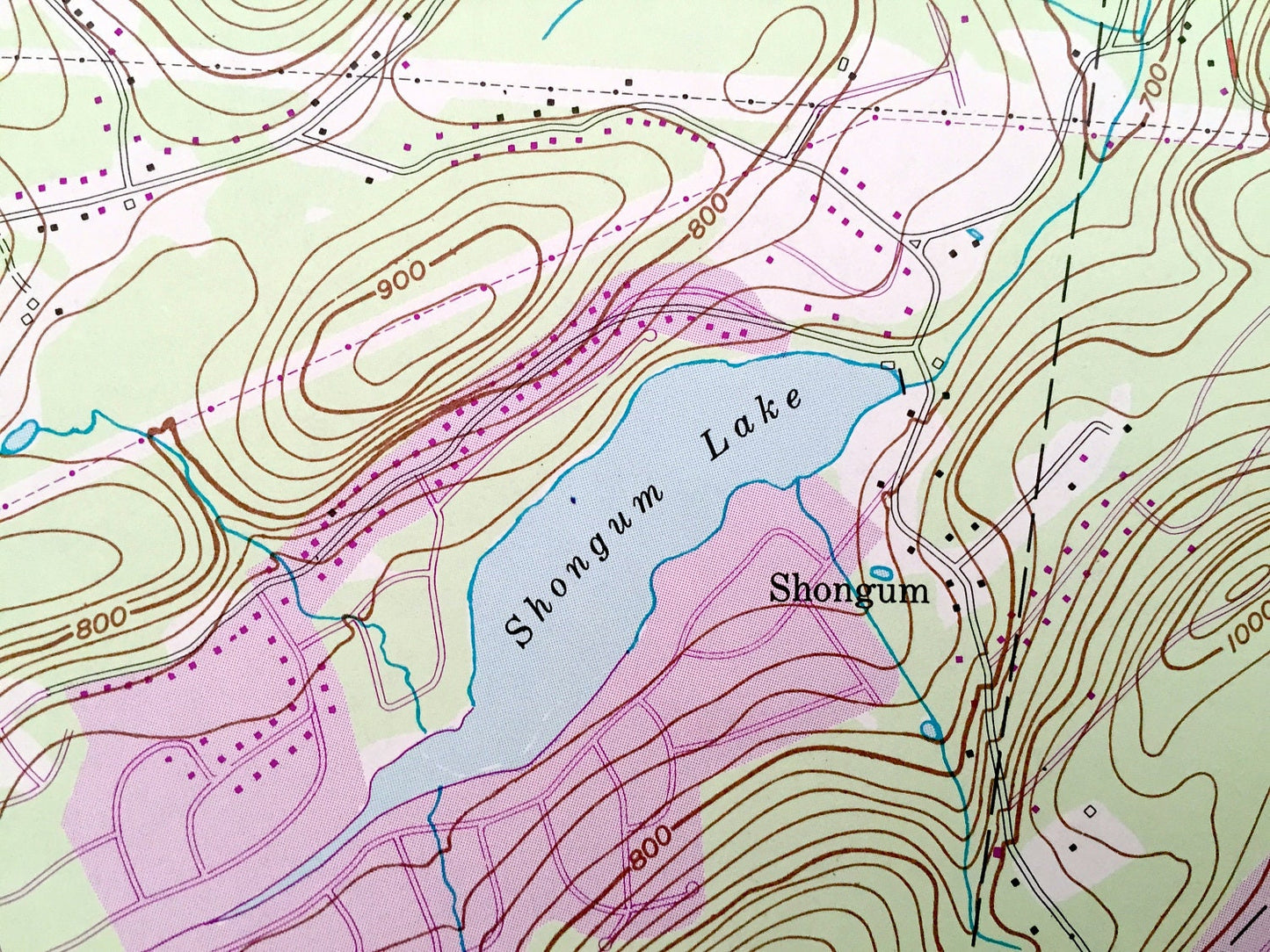 Antique Mendham, New Jersey 1954 US Geological Survey Topographic Map – Randolph, Harding, Morris, Denville, Mine Hill, Mount Freedom, NJ