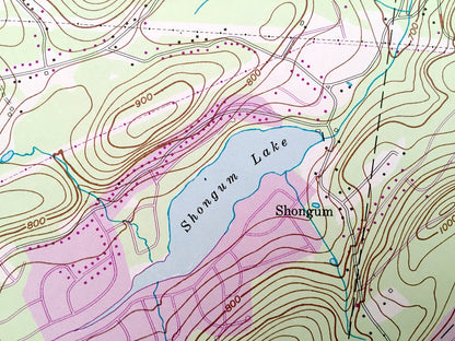 Antique Mendham, New Jersey 1954 US Geological Survey Topographic Map – Randolph, Harding, Morris, Denville, Mine Hill, Mount Freedom, NJ