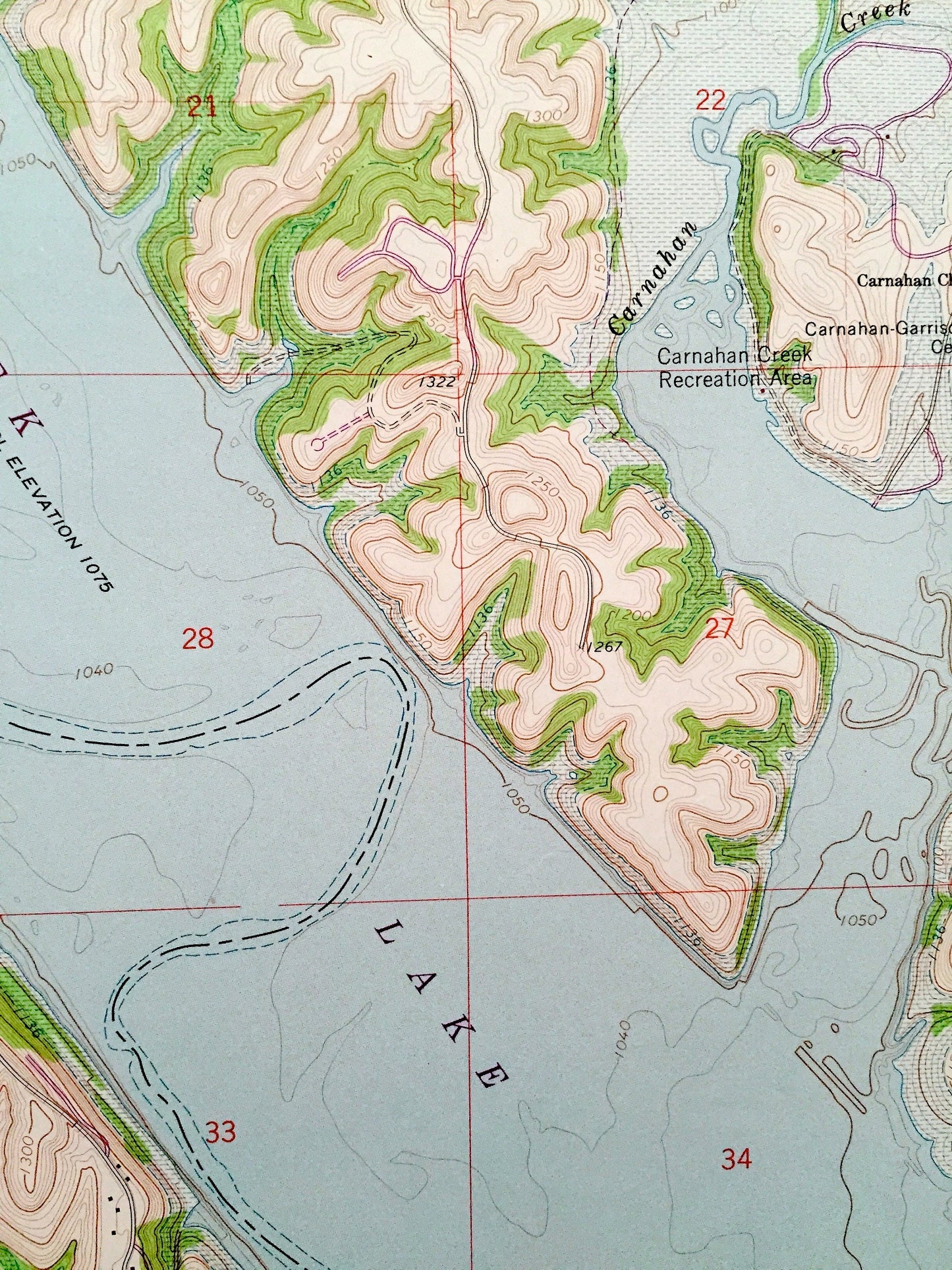 Antique Olsburg, Kansas 1964 US Geological Survey Topographic Map – Sherman, Green, Grant, Wild Cat, Manhattan, Riley, Tuttle Creek Lake, KS