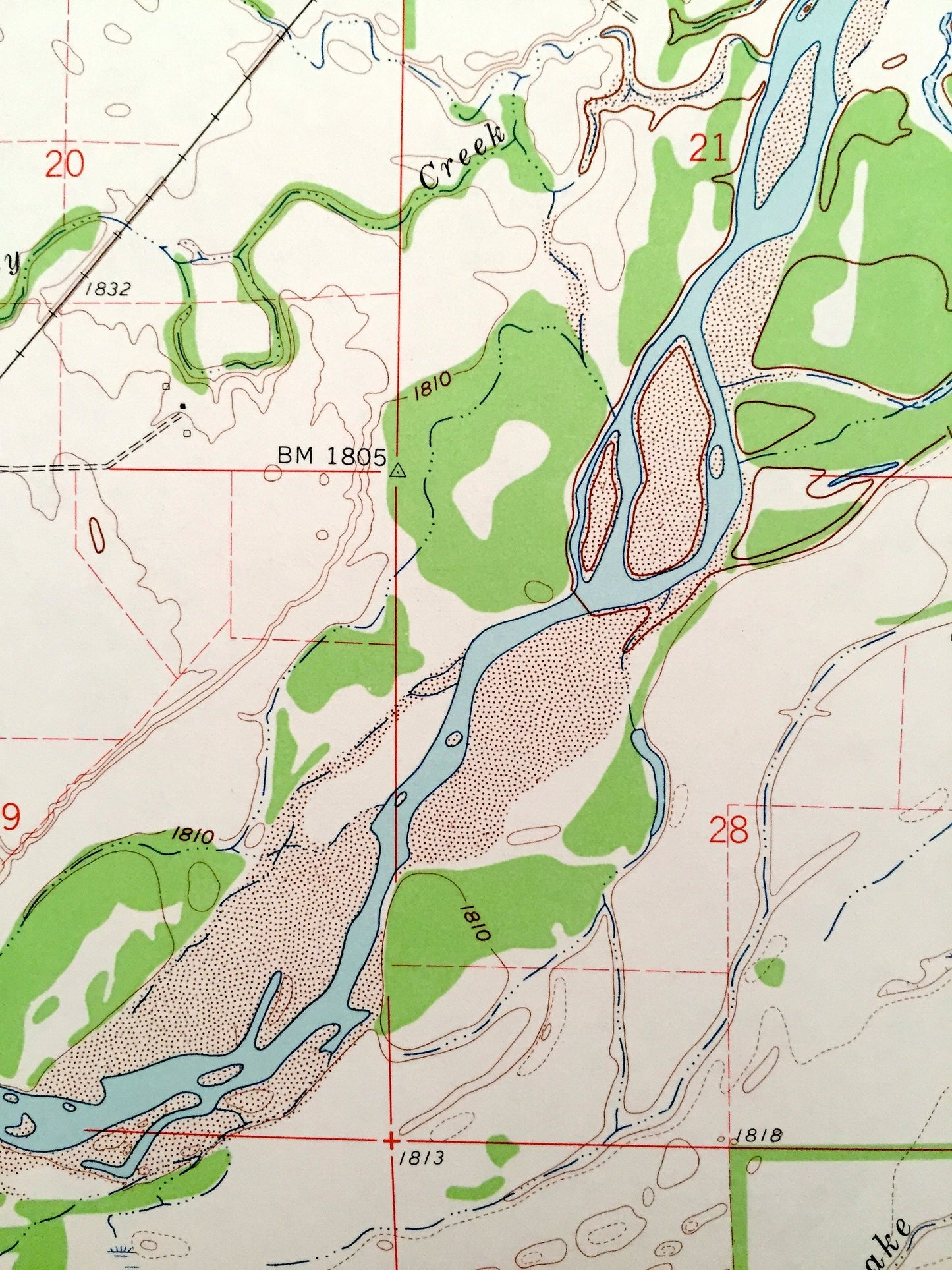 Antique St. Paul, Nebraska 1960 US Geological Survey Topographic Map – Cleveland, St Libory, Gage Valley, Middle Loup River, Howard County