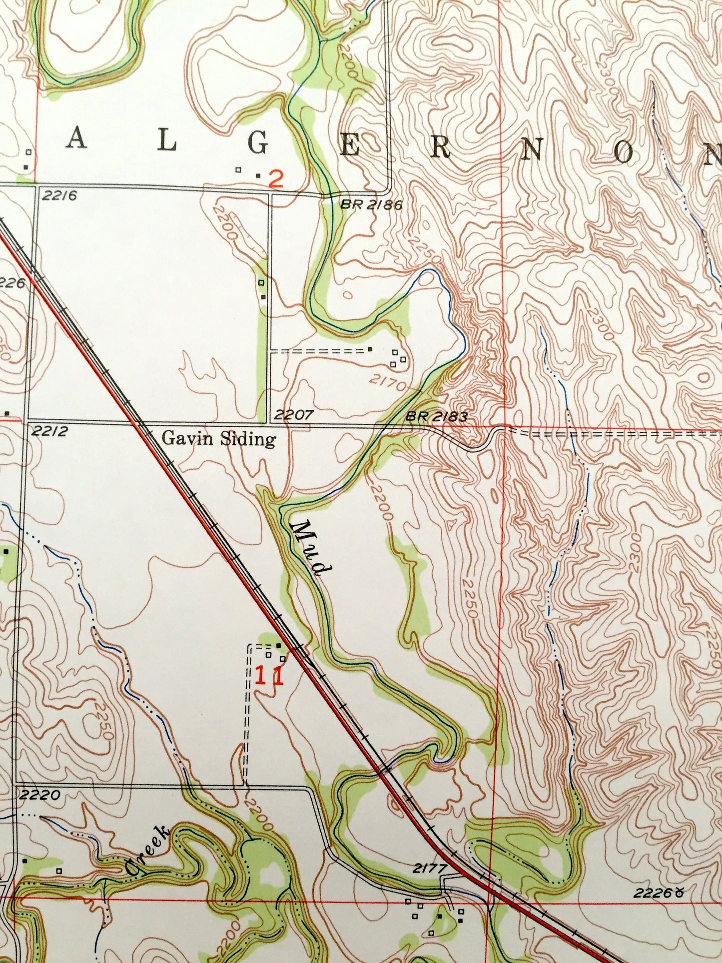 Antique Litchfield, Nebraska 1951 US Geological Survey Topographic Map – Elk Creek, Scott, Harrison, Algernon, Elm, Sherman & Custer County