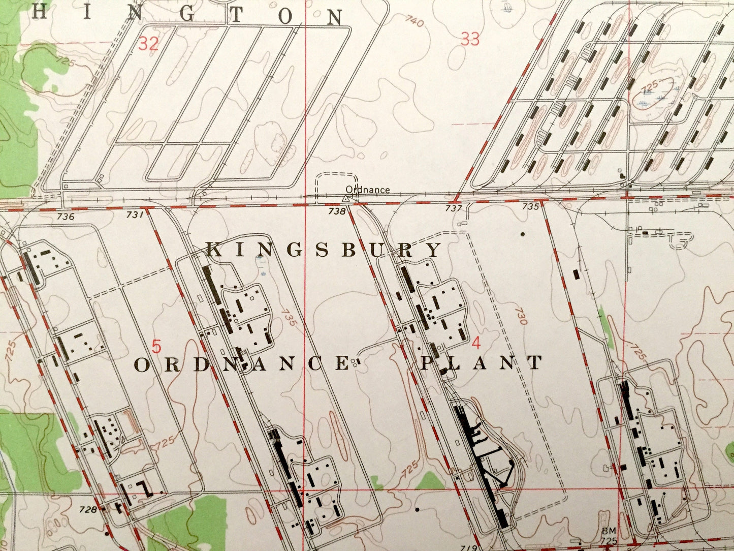 Antique La Porte, Indiana 1958 US Geological Survey Topographic Map – Kankakee, Scipio, Pleasant, Noble, Washington, Kingsbury Ordnance, IN