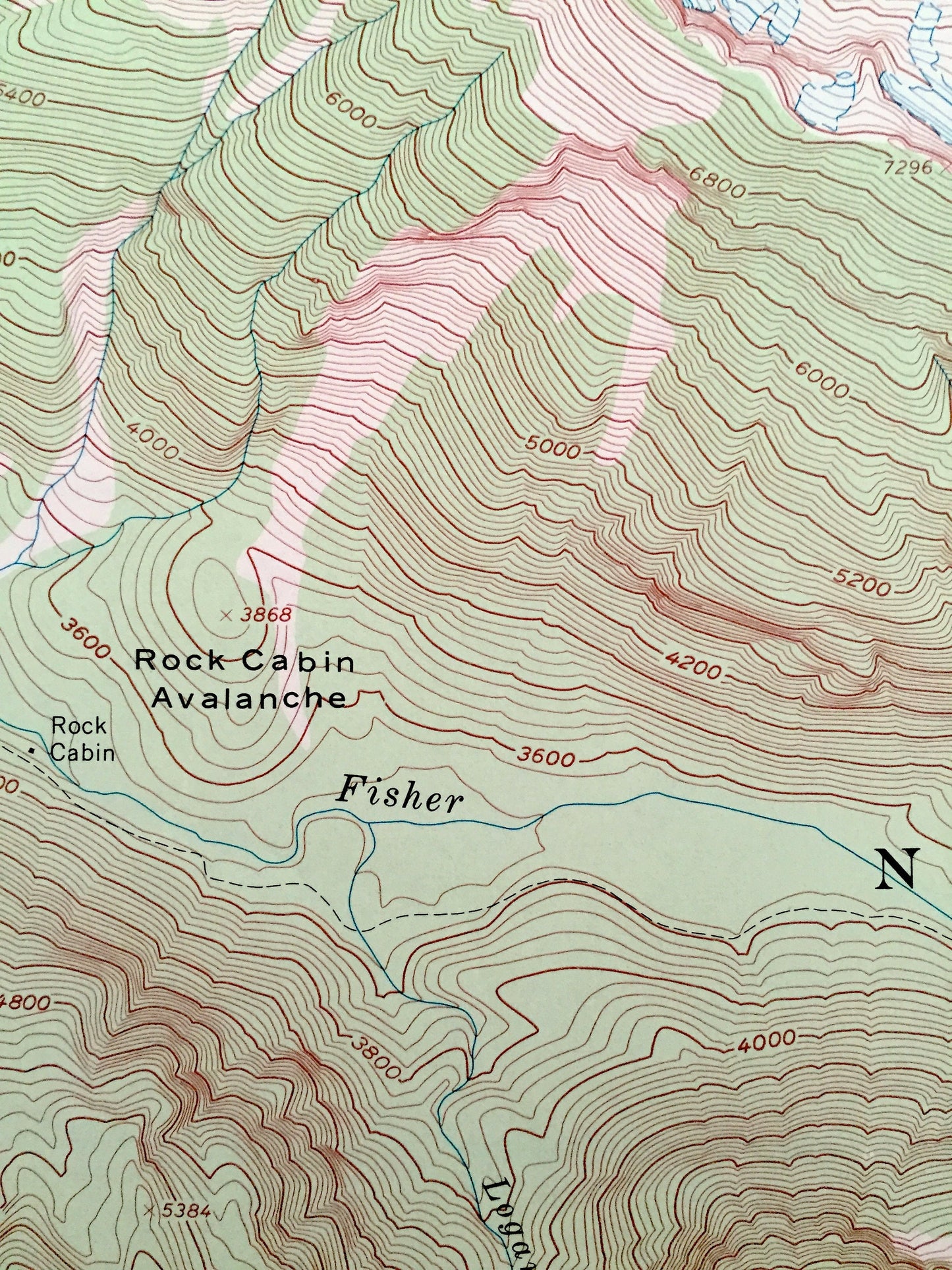 Antique Mt. Logan, Washington 1963 US Geological Survey Topographic Map – North Cascades, Mt Baker, Ragged Ridge, Red Mountain, Glaciers