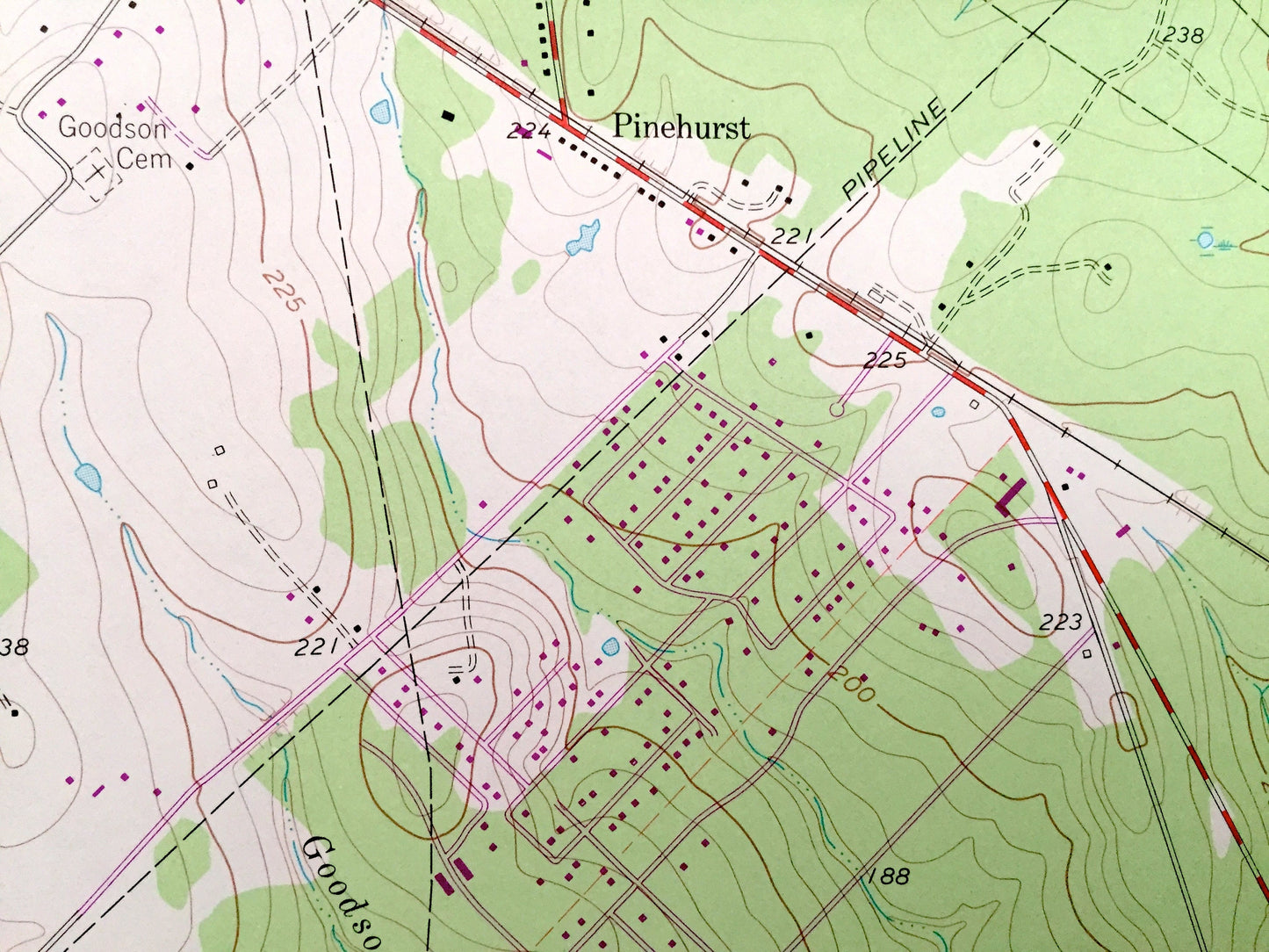 Antique Magnolia East, Texas 1962 US Geological Survey Topographic Map – Decker Prairie, Pinehurst, Mostyn, Ventura, Stagecoach, Karen