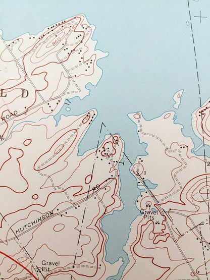Antique Broadalbin, New York 1970 US Geological Survey Topographic Map – Mayfield, Vail Mills, Perth, Union Mills, Adirondack State Park