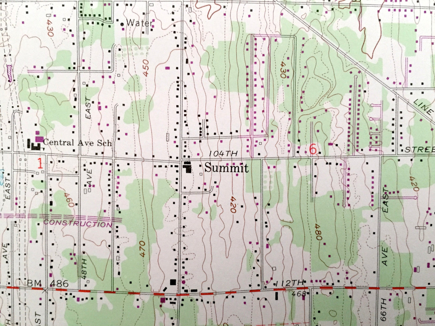 Antique Puyallup, Washington 1961 US Geological Survey Topographic Map – Fife, Milton, Sumner, Edgewood, Pierce County, Indian Reservation