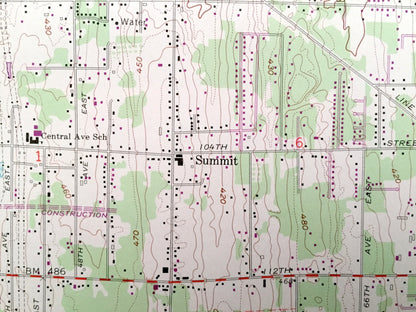 Antique Puyallup, Washington 1961 US Geological Survey Topographic Map – Fife, Milton, Sumner, Edgewood, Pierce County, Indian Reservation
