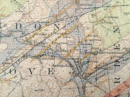 Antique Coatesville, Pennsylvania 1931 US Geological Survey Topographic Map – Oxford, Westgrove, Parkesburg, Lincoln Univ, Chester County