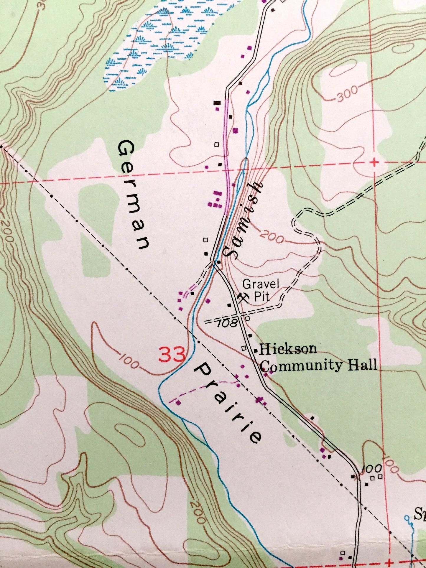 Antique Alger, Washington 1952 US Geological Survey Topographic Map – Hoogdal, Skagit County, Donovan State Park, Colony Creek, Samish River
