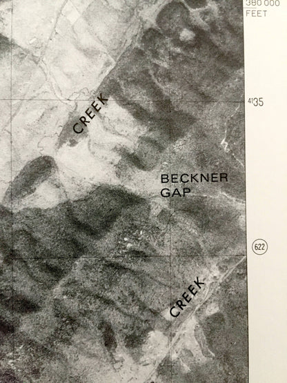 Antique Glenvar, Virginia 1977 US Geological Survey Topographic Map – Jefferson National Forest, Fort Lewis Mountain, Wabun, Roanoke County