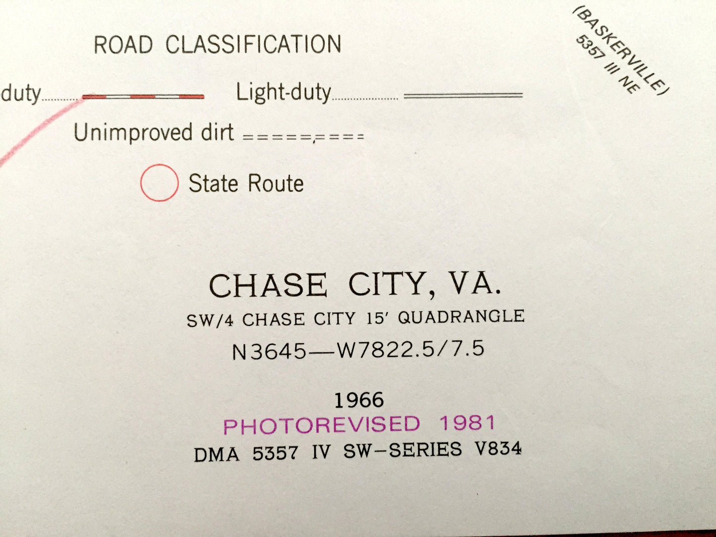 Antique Chase City, Virginia 1966 US Geological Survey Topographic Map – Fairview, Black Branch, Scotts Crossroad, Bynum Store, Finneywood