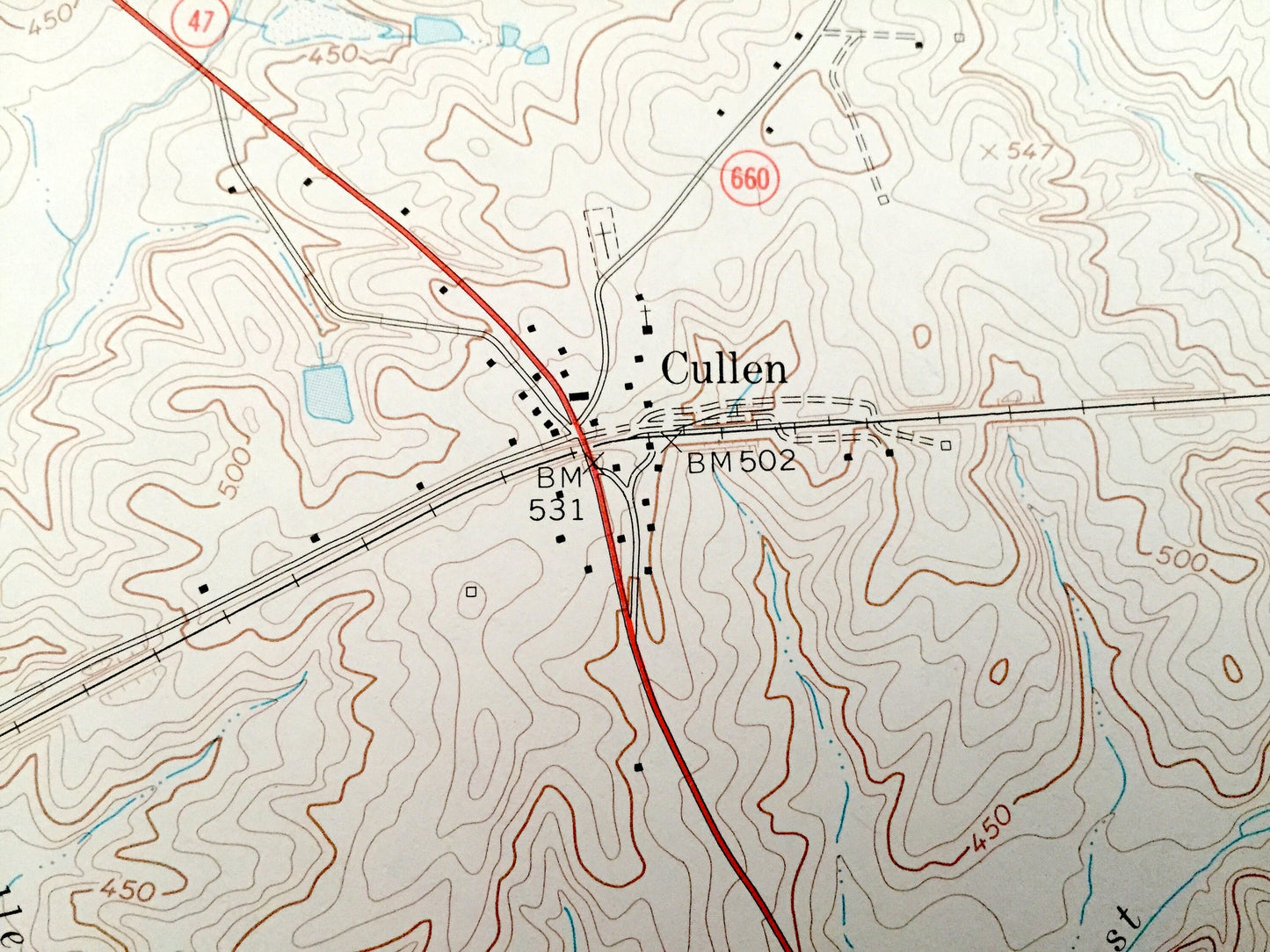 Antique Charlotte Court House, Virginia 1968 US Geological Survey Topographic Map – Chandlers Forks, Phenix, Cullen, Harrisburg, Womacks