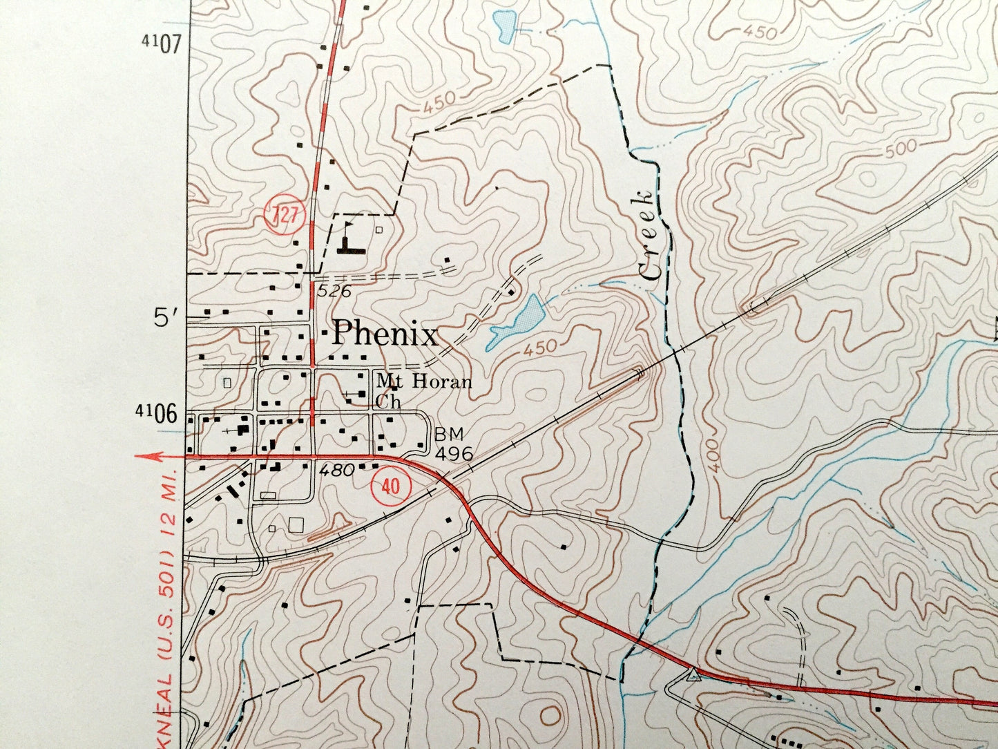 Antique Charlotte Court House, Virginia 1968 US Geological Survey Topographic Map – Chandlers Forks, Phenix, Cullen, Harrisburg, Womacks