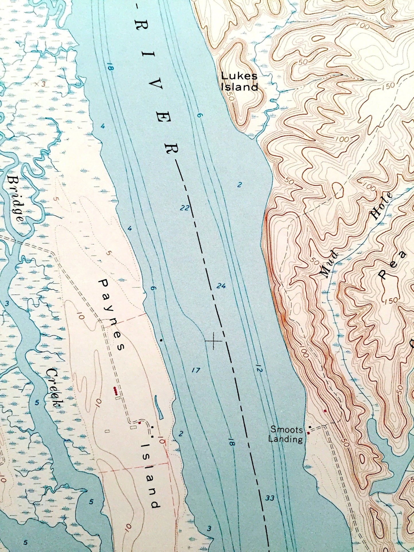 Antique Champlain, Virginia 1968 US Geological Survey Topographic Map – Oak Row, Layton, Leedstown, Horners, Foneswood, Rappahannock River
