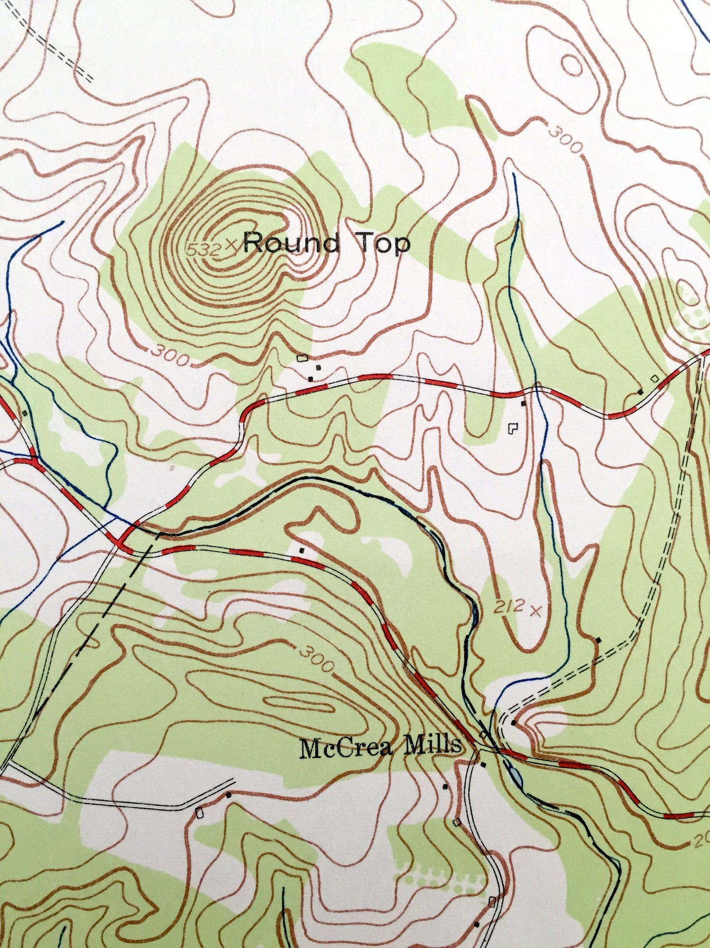 Antique Califon, New Jersey 1954 US Geological Survey Topographic Map – Clinton, Lebanon, Tewksbury Washington Fairmount Hunterdon Morris NJ