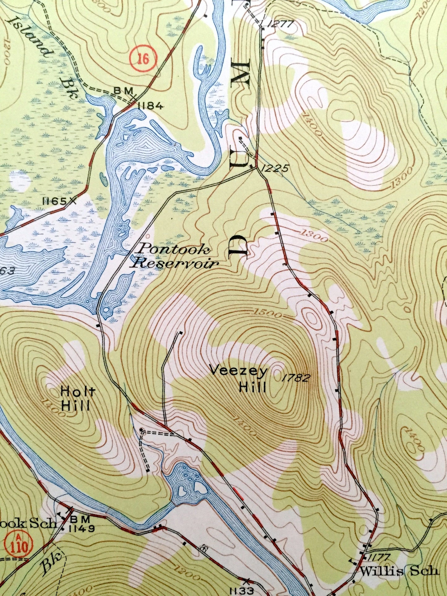 Antique Milan, New Hampshire 1930 US Geological Survey Topographic Map – Umbagog Lake, Errol, Cambridge, Berlin, Dummer Grafton, Maine NH ME