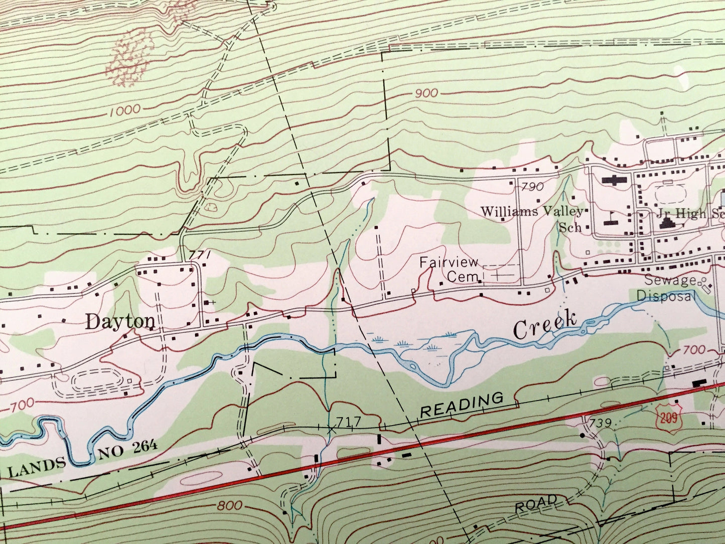 Antique Lykens, Pennsylvania 1969 US Geological Survey Topographic Map – Wiconisco, Jefferson, Gratz, Rush, Haldeman State Forest, Berry Mtn