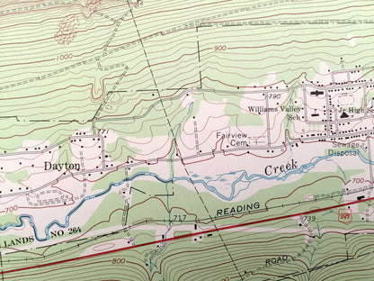 Antique Lykens, Pennsylvania 1969 US Geological Survey Topographic Map – Wiconisco, Jefferson, Gratz, Rush, Haldeman State Forest, Berry Mtn