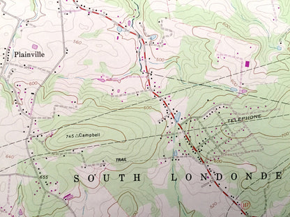 Antique Palmyra, Pennsylvania 1969 US Geological Survey Topographic Map – Lebanon, Dauphin County, Annville, Palmdale, North Annville, PA