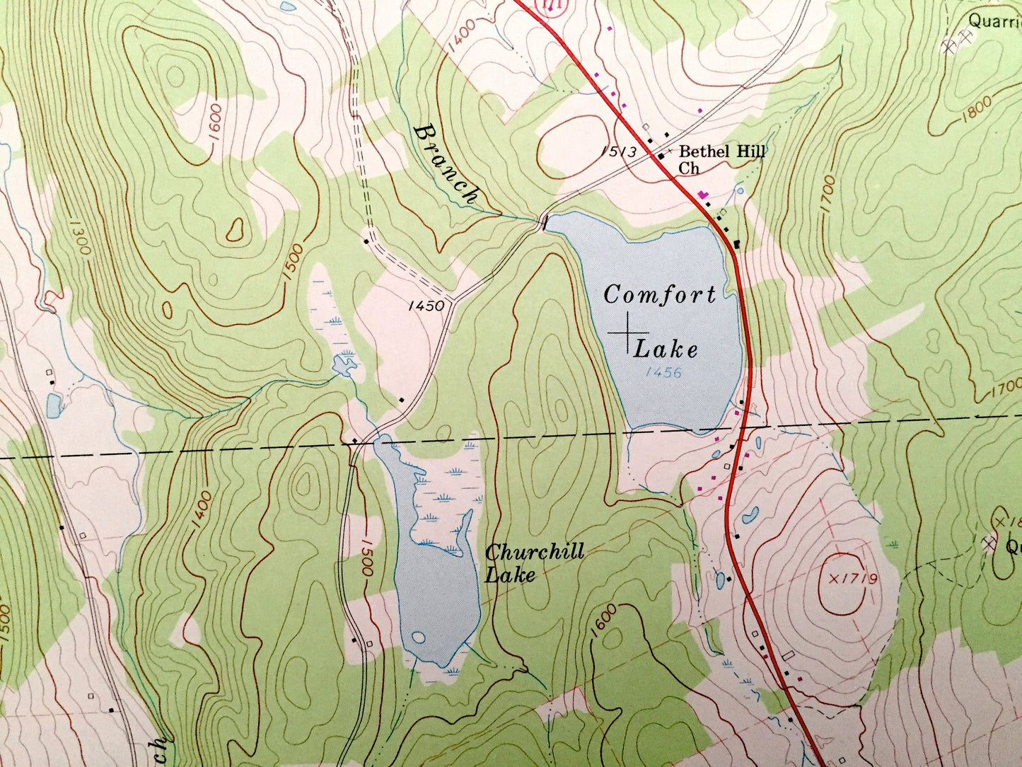 Antique Susquehanna, Pennsylvania & New York 1968 US Geological Survey Topographic Map – Lanesboro, Brandt, Stevens Point, Melrose