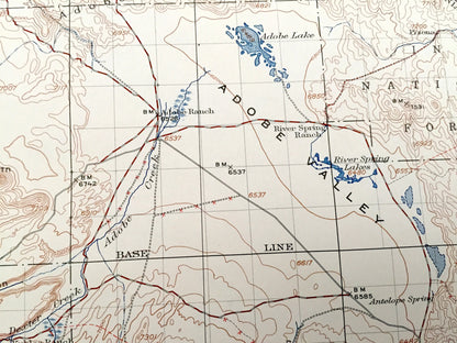 Antique Mt Morrison, California 1915 US Geological Survey Topographic Map – Mono, Fresno County, Inyo National Forest, Lake Crowley, CA