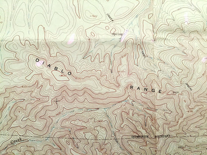 Antique Diablo Range, New Mexico 1965 US Geological Survey Topographic Map –Catron Co, Gila National Forest, White Pinnacle, Manzanita Creek