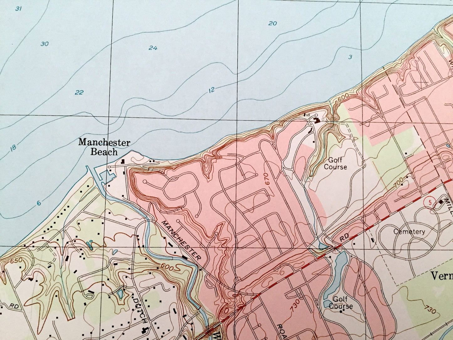 Antique Swanville, Pennsylvania 1998 US Geological Survey Topographic Map – Erie County, Vernondale, Sterrettania, Fairview, Millcreek, PA