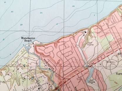 Antique Swanville, Pennsylvania 1998 US Geological Survey Topographic Map – Erie County, Vernondale, Sterrettania, Fairview, Millcreek, PA