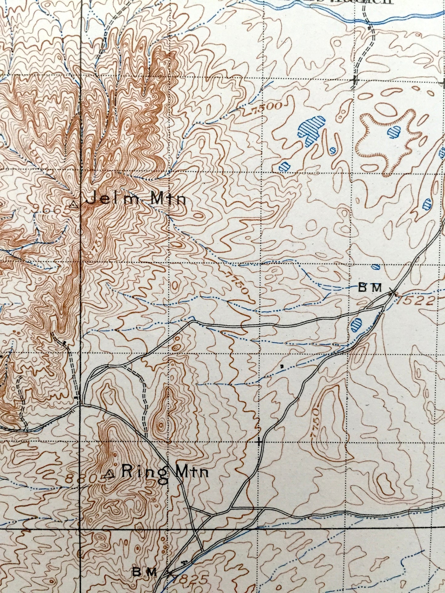Antique Laramie, Wyoming 1908 US Geological Survey Topographic Map – Albany County, Medicine Bow National Park, Red Buttes, Jelm Mountain WY
