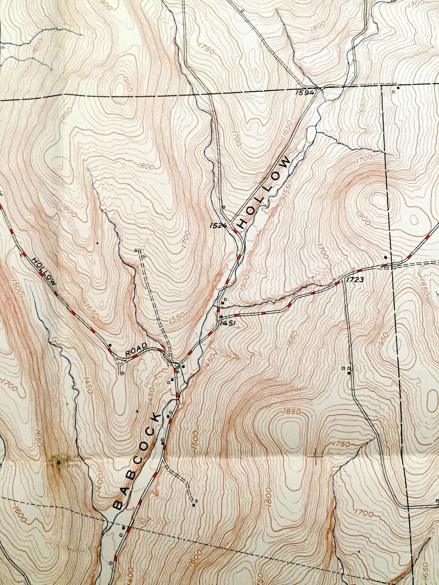 Antique Harford, New York 1951 US Geological Survey Topographic Map – Cortland, Tioga County, Lisle, Richford, Lapeer, Virgil, Harford Mills