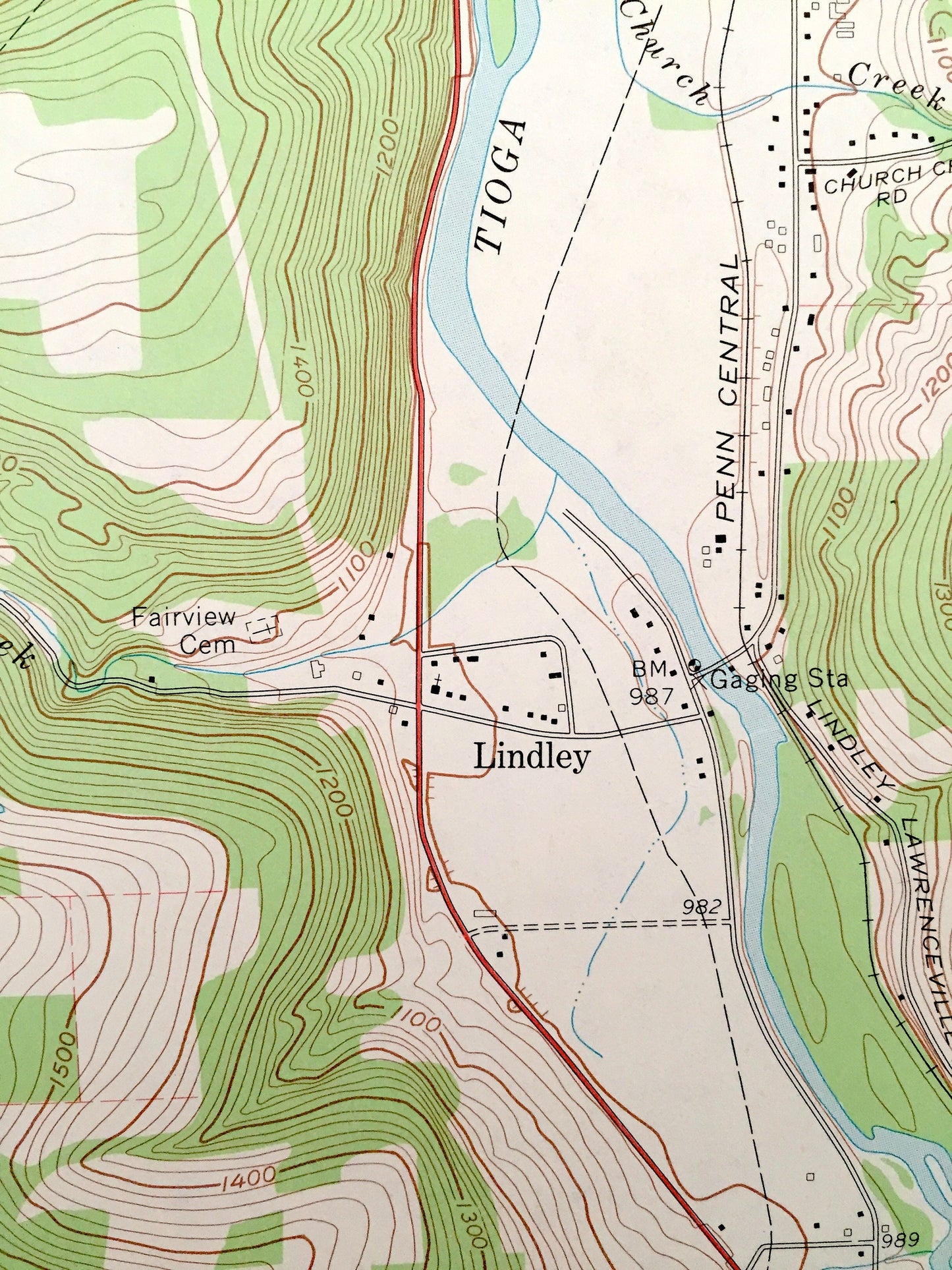 Antique Addison, New York 1969 US Geological Survey Topographic Map – Steuben County, Erwin, Tuscarora, Presho, Lindley, Canisteo River, NY