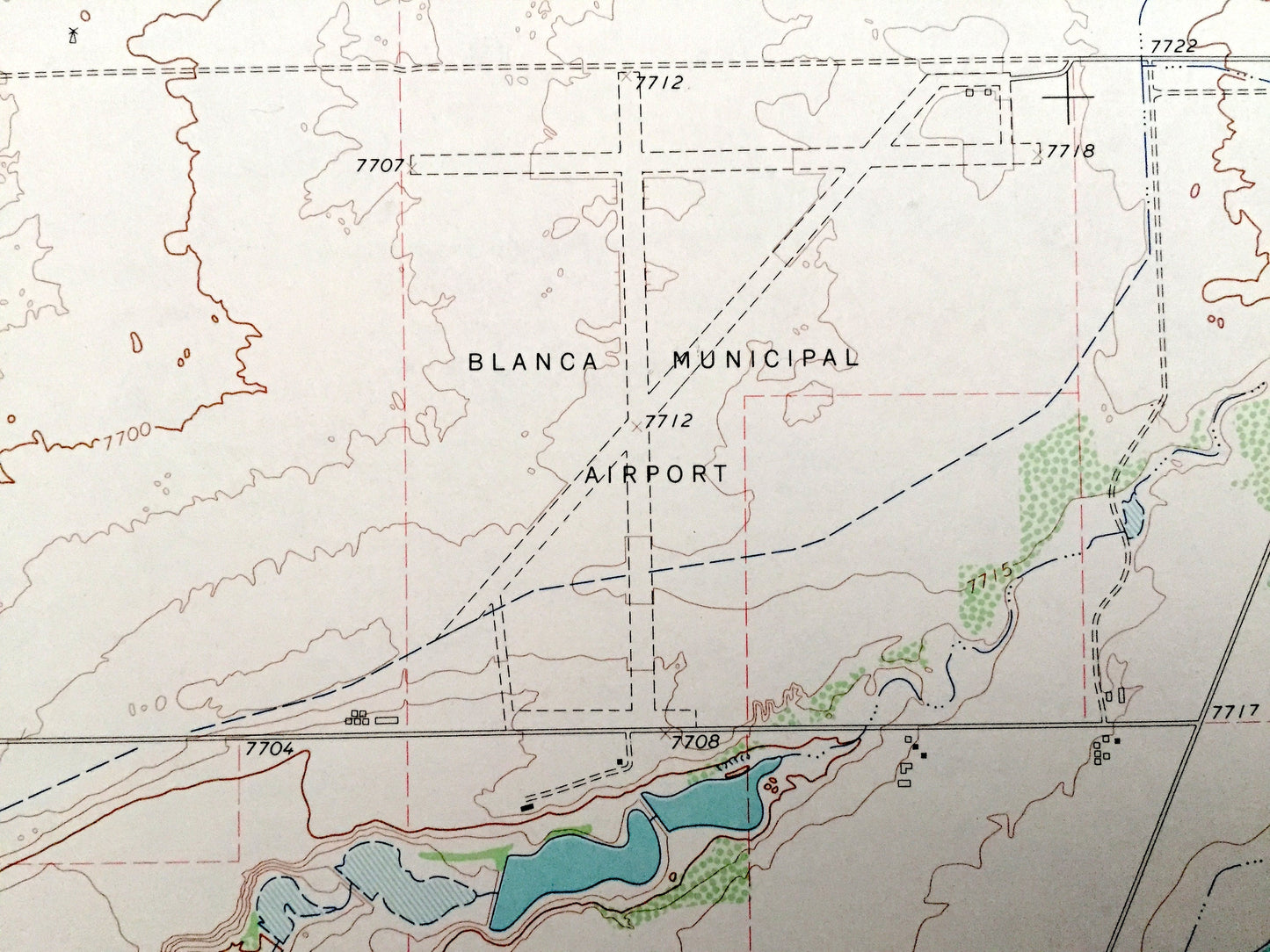 Antique Blanca, Colorado 1965 US Geological Survey Topographic Map – Sangre De Cristo, McClintock, Alamosa, Costilla County, Basaltic Hills