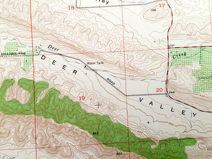 Antique Antioch, California 1953 US Geological Survey Topographic Map – Contra Costa County, Sunshine Camp, Stewartville, West Hartley, CA