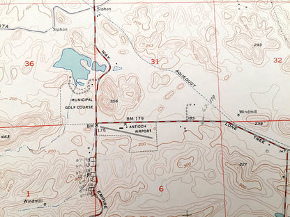 Antique Amador City, California 1962 US Geological Survey Topographic Map – County, Sutter Creek, Hill, Plymouth, Drytown, Whitney Museum CA