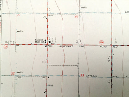 Antique Center South, Colorado 1968 US Geological Survey Topographic Map – Saguache Co, Alamosa Co, Rio Grande Co, Vastine, Dunul