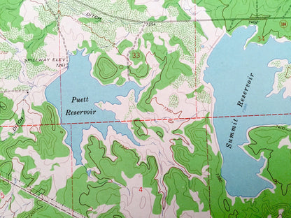 Antique Dolores East, Colorado 1965 US Geological Survey Topographic Map – Haycamp Mesa, San Juan National Forest, Lost, Cash Canyon, CO