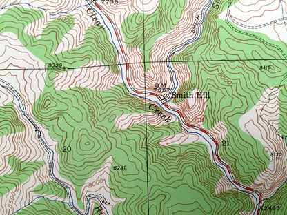 Antique Black Hawk, Colorado 1942 US Geological Survey Topographic Map – Gilpin County, Smith Hill, Cottonwood, Arapaho Forest, Ralston, CO